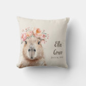 Capybara Baby Nursery • Personalized  Kussen (Voorkant)