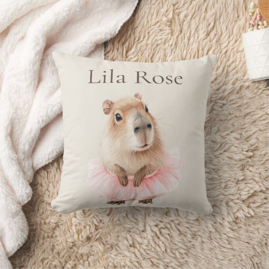 Capybara Baby Nursery • Personalized  Kussen (Deken)