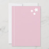 Capybara Baby Shower Invitation • Oh Baby Pink Save The Date (Achterkant)