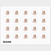 Capybara Baby Shower • Wildflower Sticker (Vel)
