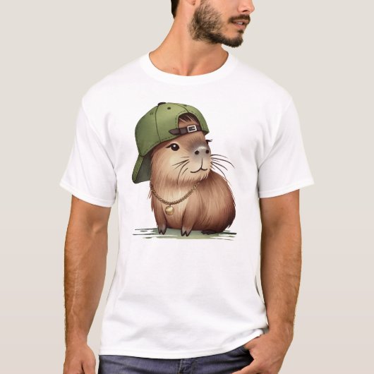 Capybara Baby T-shirt Baby Bodysuit (Voorkant)