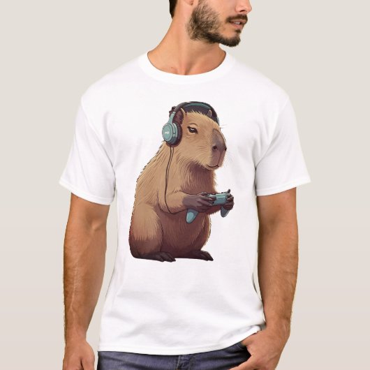 Capybara Baby T-shirt Baby Bodysuit (Voorkant)