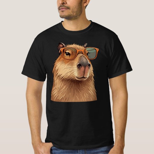 Capybara Baby T-shirt Baby Bodysuit (Voorkant)