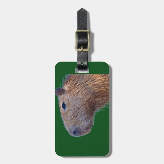 Capybara Bagagelabel (Voorkant verticaal)