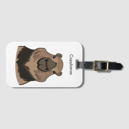 Capybara Bagagelabel