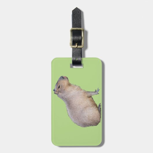 Capybara Bagagelabel (Voorkant verticaal)