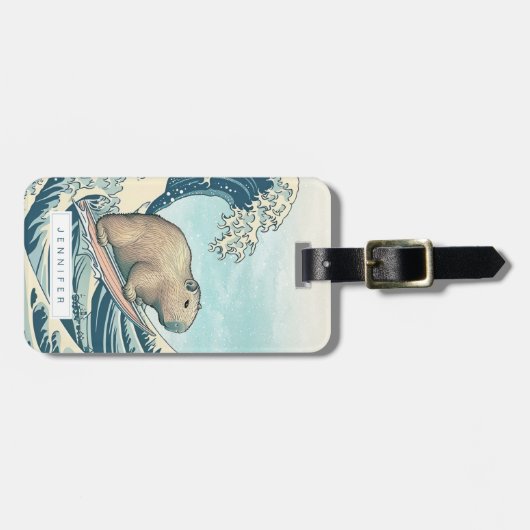 Capybara-Bagagelabels Bagagelabel (Voorkant horizontaal)