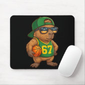 Capybara Basketbal 67 Gen Alpha Slang Srts Mannen  Muismat (Met muis)