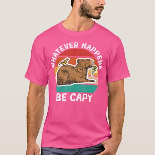 Capybara Be Capy Knaagdier Capybara T-shirt (Voorkant)