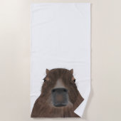 Capybara Beach Towel Strandlaken (Voorkant)
