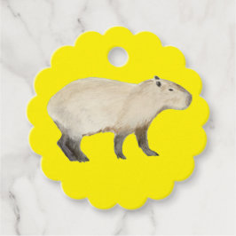 Capybara Bedankjes Labels