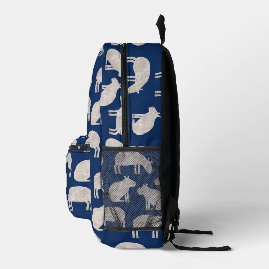 Capybara Bedrukte Rugzak (Rechts)