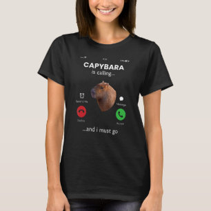 Capybara belt en ik moet naar Capybara T-shirt