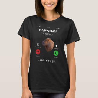 Capybara belt en ik moet naar Capybara T-shirt