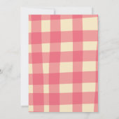 Capybara Birthday Picnic Invitation Kaart (Achterkant)