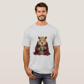 Capybara Blanket Coffee Christmas - Dierenvrienden T-shirt (Voorkant volledig)