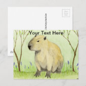 Capybara Blues Briefkaart (Voorkant / Achterkant)