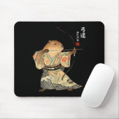 Capybara Boogschieten Samurai Kyudo Japans Dieren Muismat (Met muis)