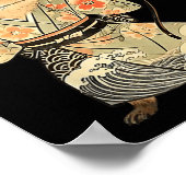 Capybara Boogschieten Samurai Kyudo Japanse Dier K Poster (Hoek)
