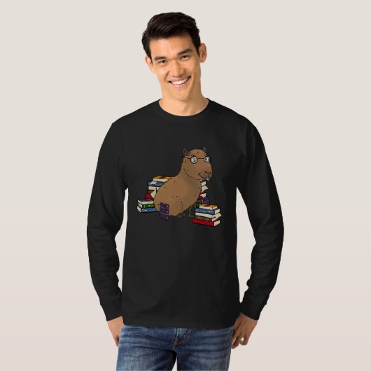 Capybara Books T-shirt (Voorkant volledig)