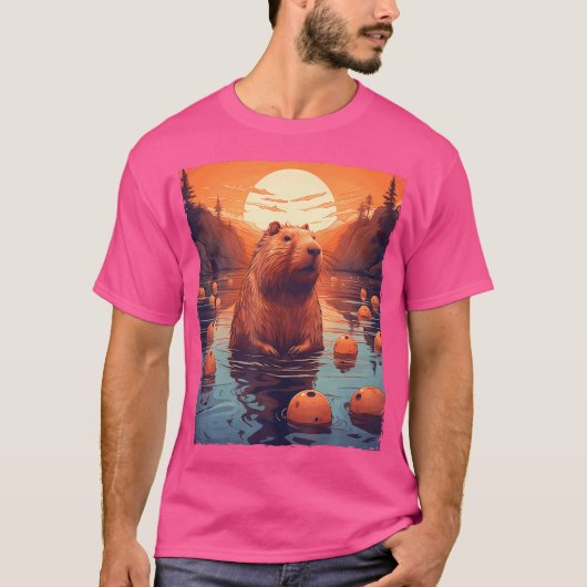 Capybara Bowling T-shirt (Voorkant)