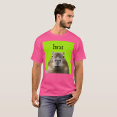 Capybara Bra Funny Apparel T-shirt (Voorkant volledig)