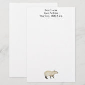 Capybara Briefpapier (Voorkant / Achterkant)