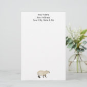 Capybara Briefpapier (Staand voorkant)