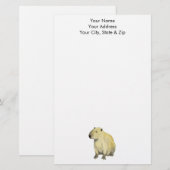 Capybara Briefpapier (Voorkant / Achterkant)