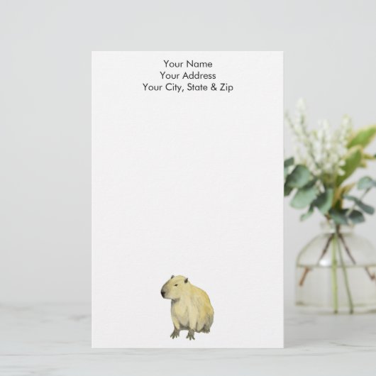 Capybara Briefpapier (Staand voorkant)