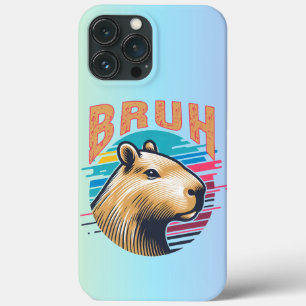 Capybara Bruh Funny Bruh Capybara Lovers Mannen Ki Case-Mate iPhone Case