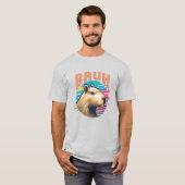 Capybara Bruh Funny Bruh Capybara Lovers Mannen Ki T-shirt (Voorkant volledig)