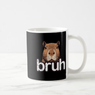 Capybara Bruh Grappige Capy Meme Knaagdier Mannen Koffiemok