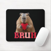 Capybara Bruh Meme Grappig Gezegde Tiener Jongens Muismat (Met muis)