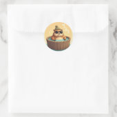 Capybara Bubbelbad Ontspan Je Vibes Sticker Capyba (Tas)