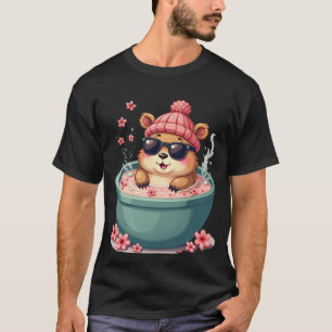Capybara Bubbelbad Ontspanning Chill Vibes Spa Dag T-shirt
