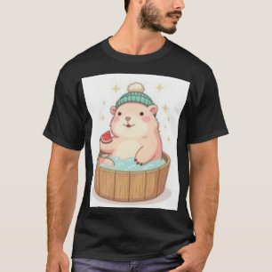 Capybara Bubbelbad Ontspanning Spa Dag Ch T-shirt
