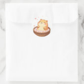 Capybara Bubbelbad Ontspanning Sticker Capybara Sp (Tas)