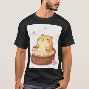 Capybara Bubbelbad Ontspanning Sticker Capybara Sp T-shirt
