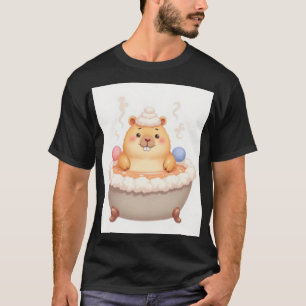 Capybara Bubbelbad Ontspanning Sticker - Chille Vi T-shirt