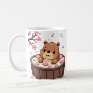 Capybara Bubbelbad Ontspanningsbadbommetjes Kersen Koffiemok