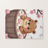 Capybara Bubbelbad Ontspanningsbadbommetjes Kersen Legpuzzel (Horizontaal)