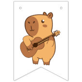 Capybara Bunting Banner | Leuke dieren themafeest (Derde vlag)