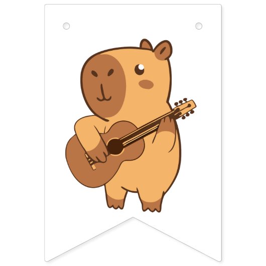 Capybara Bunting Banner | Leuke dieren themafeest (Derde vlag)