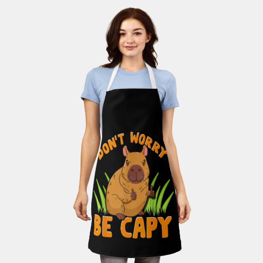 Capybara Cadeau Schattig Grappig Dierentuin Dieren Schort (Gedragen)