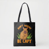 Capybara Cadeau Schattig Grappig Dierentuin Dieren Tote Bag (Voorkant)