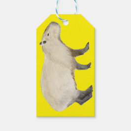 Capybara Cadeaulabel