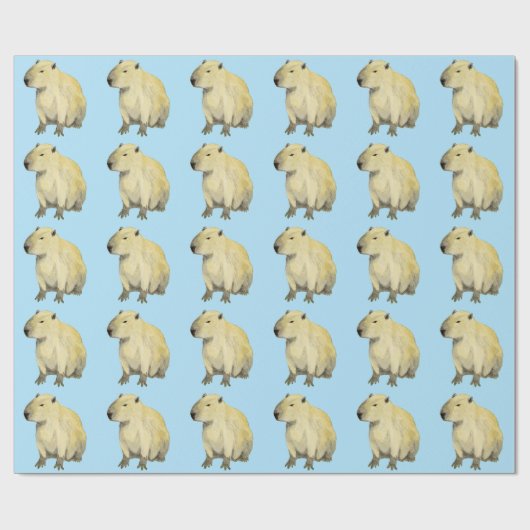 Capybara Cadeaupapier (Vlak)