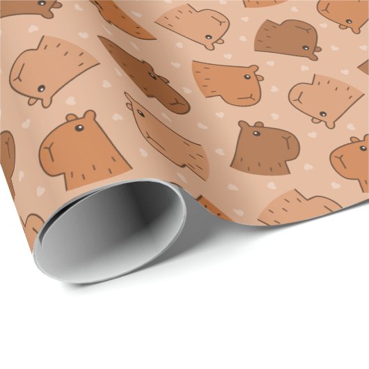 Capybara Cadeaupapier (Rol Hoek)