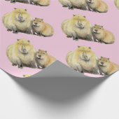 Capybara Cadeaupapier (Hoek)